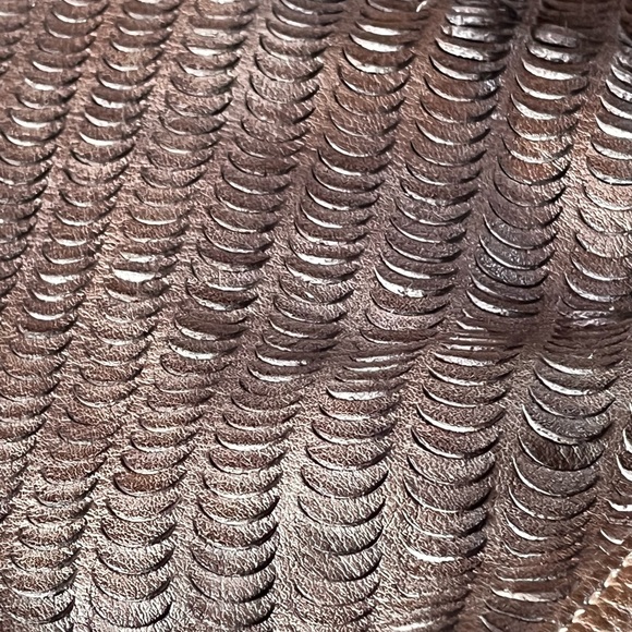 Johnny Was  RARE Taupe Slouchy Leather Bag - Picture 2 of 15